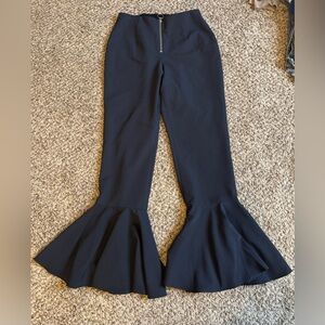 New Women’s Black Bell bottom pants NWT - Size Medium